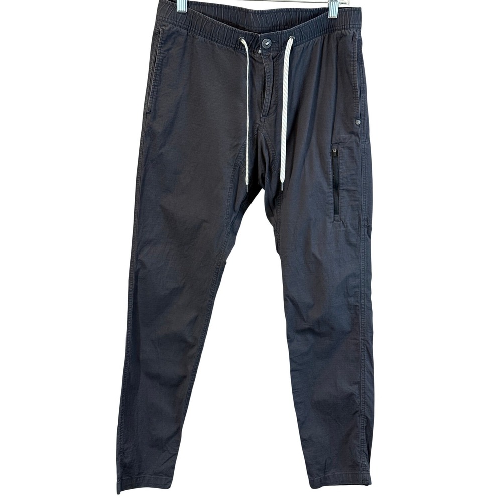Vuori Mens Ripstop Pant Color Charcoal Gray Size Medium